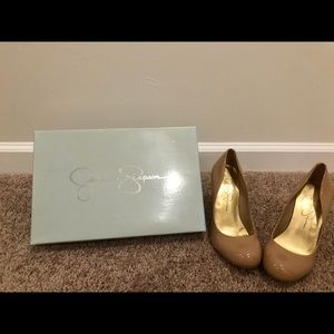 Jessica Simpson Calie Nude Punps